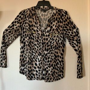 INC International Concepts Animal Print Blouse